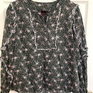 J. Crew Liberty Print Blouse